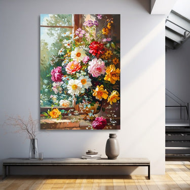 Still Life Painting with Flowers